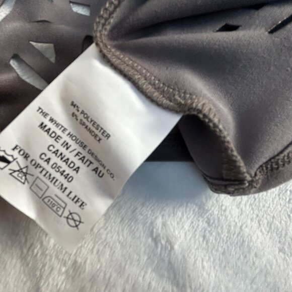 Sympli Womens Brown 3/4 Sleeve Laser Cut Hem Top Size 16 Stretch Relaxed Fit - Picture 4 of 8